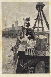 Barschangeln an der Südküste